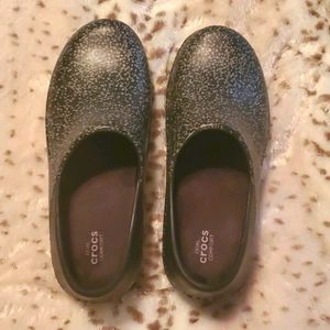 Crocs Neria Pro II Graphic Clogs Paint Splatter W9